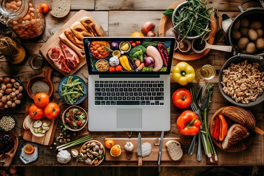  The Floramyforceia team gathered around a kitchen table with ingredients and notebooks